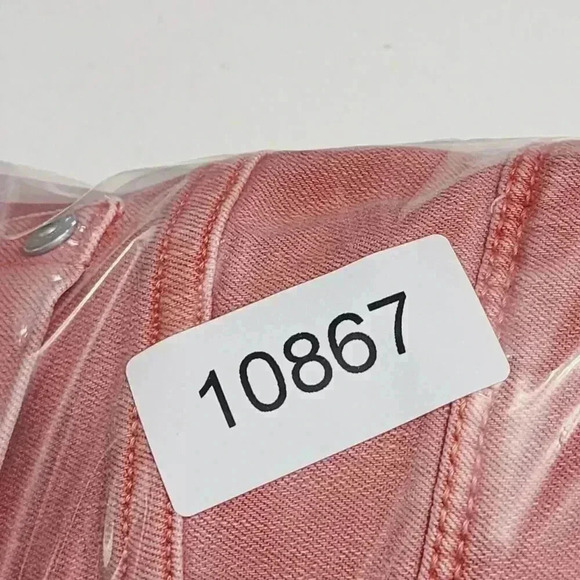 J. Jill Womens  Authentic Slim Ankle Jeans Size 8R Pink 10PT - Picture 7 of 7